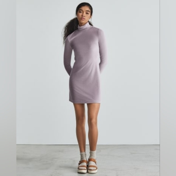 Everlane The Velour Mini Dress sz Xs - Picture 1 of 9